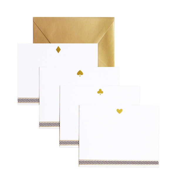 well suited flat assorted notecards