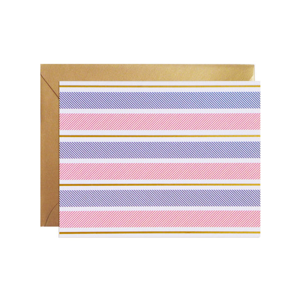mixed stripey stripe notecards